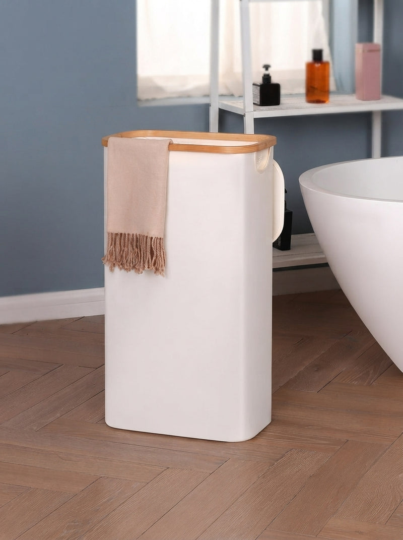 Foldable Laundry Basket with Inner Bag - pastel-testimonials